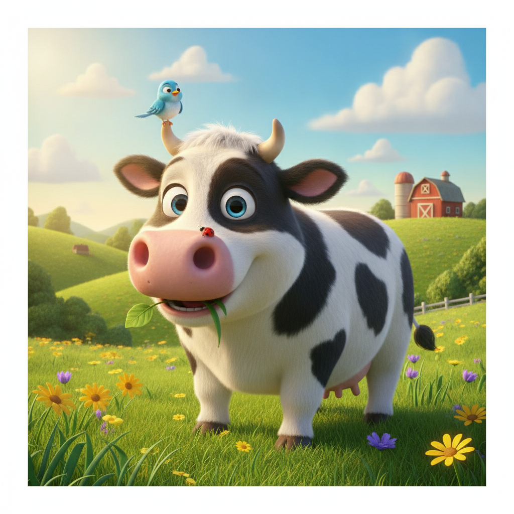 Иллюстрация: Корова 🐄