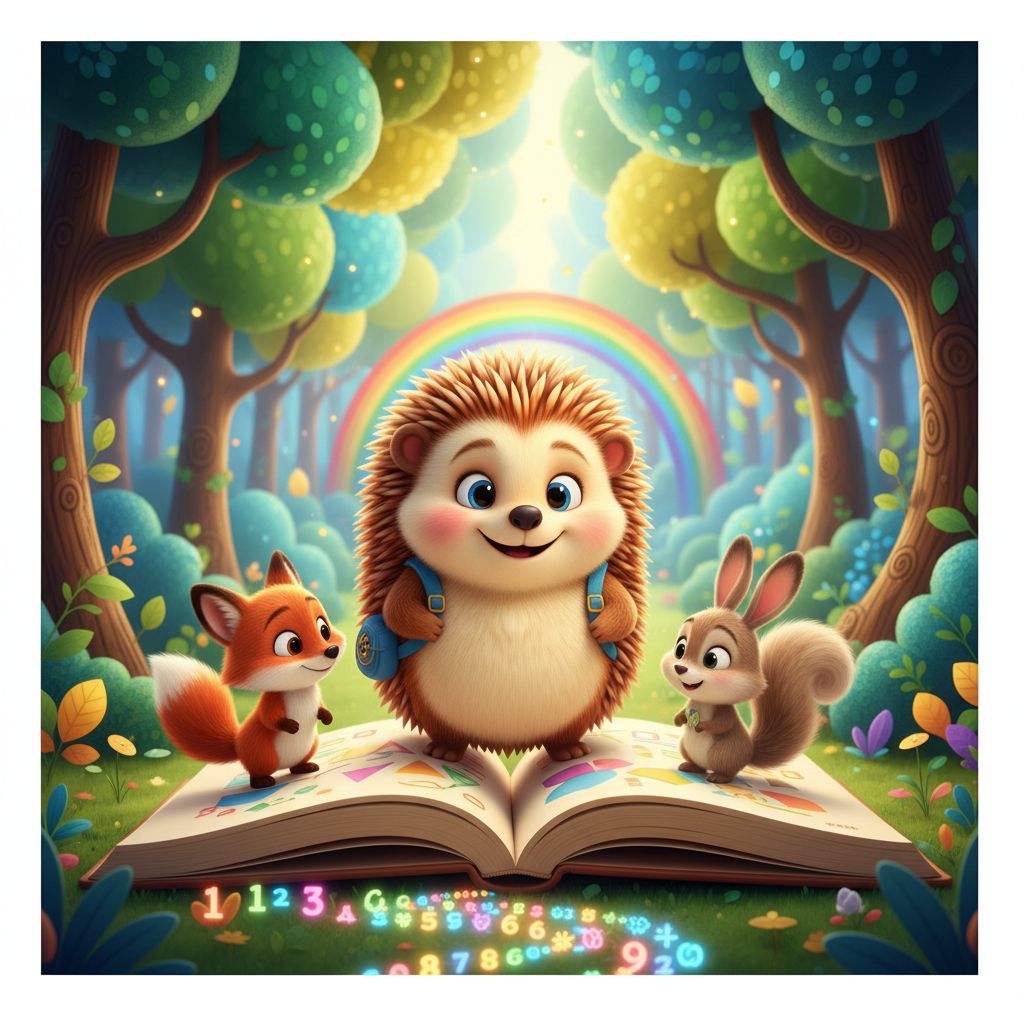 Иллюстрация: Ежик 🦔